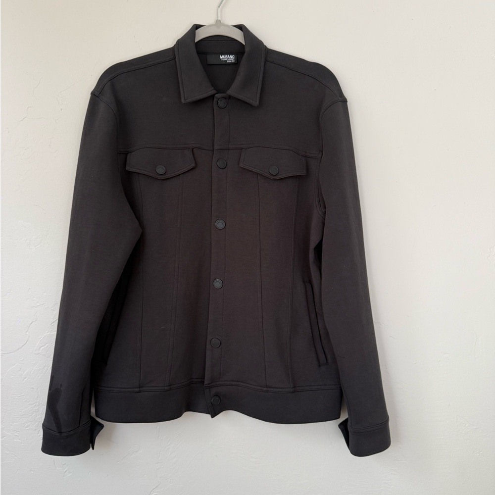 Murano Men’s Lightweight Black Jacket Liquid Luxury
